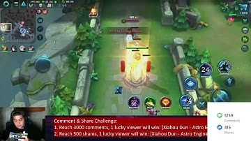 Xiahou Dun - Astro Engineer - Gameplay 4 - [🔴 Heroes Evolved Live Stream VOD]