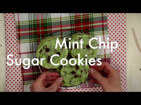 Mint Chip Sugar Cookies