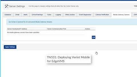 Op Center TechTips General Settings Automatic Camera Verification and DVR Passwords