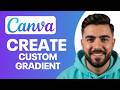 How to Create a Custom Gradient in Canva (Step by Step)