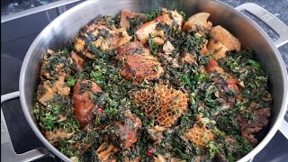 How to Cook Delicious Nigerian Vegetable Soup Using Spinach and Kale!