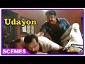 Udayon movie scenes  mohanlal jr warns bheeman raghu  innocent