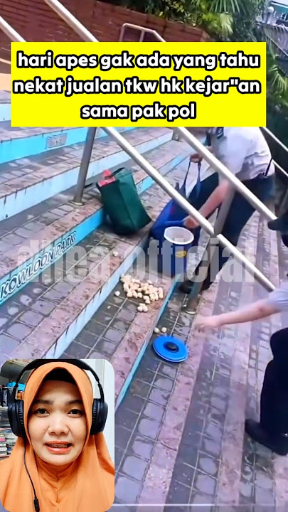 apes nekat jualan tkw hk kejar'an sama pak pol