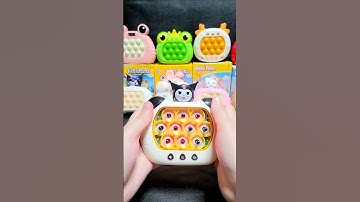 Satisfying with Playing kuromi Push Pop It Eletrônico Fidget Toy ASMR #asmr #viral #trending(3)
