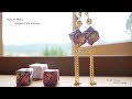 DIY Origami 3D Cube Earrings [ วิธีทำต่างหูจากกระดาษโอริงามิ ]