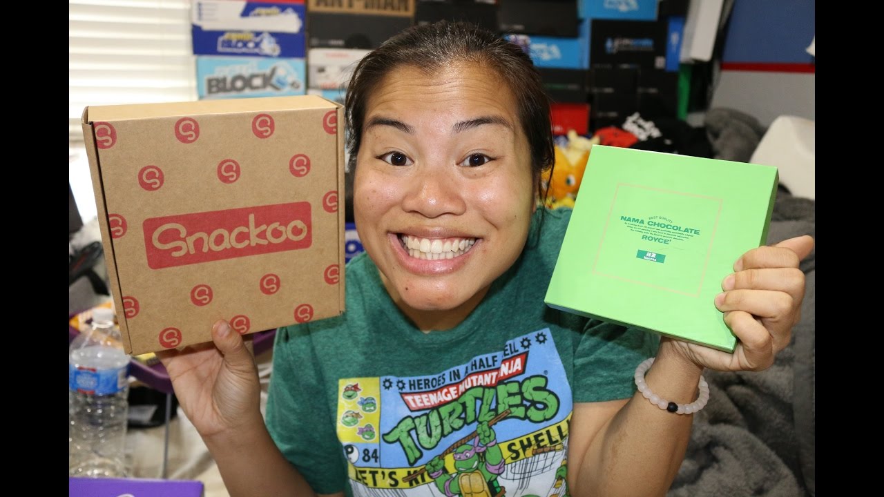 2016 October Snackoo Unboxing + Royce Chocolate! - [Mixture] - YouTube