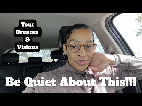 God says be quiet about what He’s showing you, He’s preparing you for position💫🌾🕌