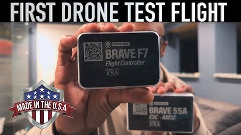 AMERICAN MADE DRONE FLIGHT CONTROLLER : TEST FLIGHT