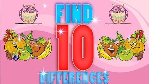 Find 10 Differences - Made With Unity3D Game Engine