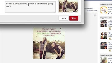 Pinning Images from Facebook to Pinterest