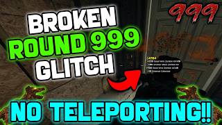BROKEN UNLIMITED XP GLITCH! EASY ROUND 999 NO TELEPORTATING GLITCH! (BLACK OPS 7 ZOMBIES)