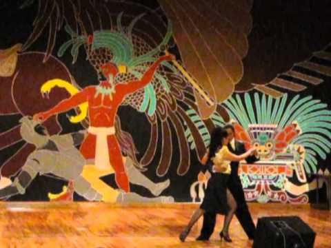 Presentación de Tango FCPyS UNAM. Orquesta de Osvaldo Pugliese "Yunta de Oro". Gaby y Miguel