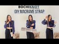 Simple DIY Macrame Strap With 3 Functional Purposes | Bag Strap, Yoga Mat Holder and Dog Leash