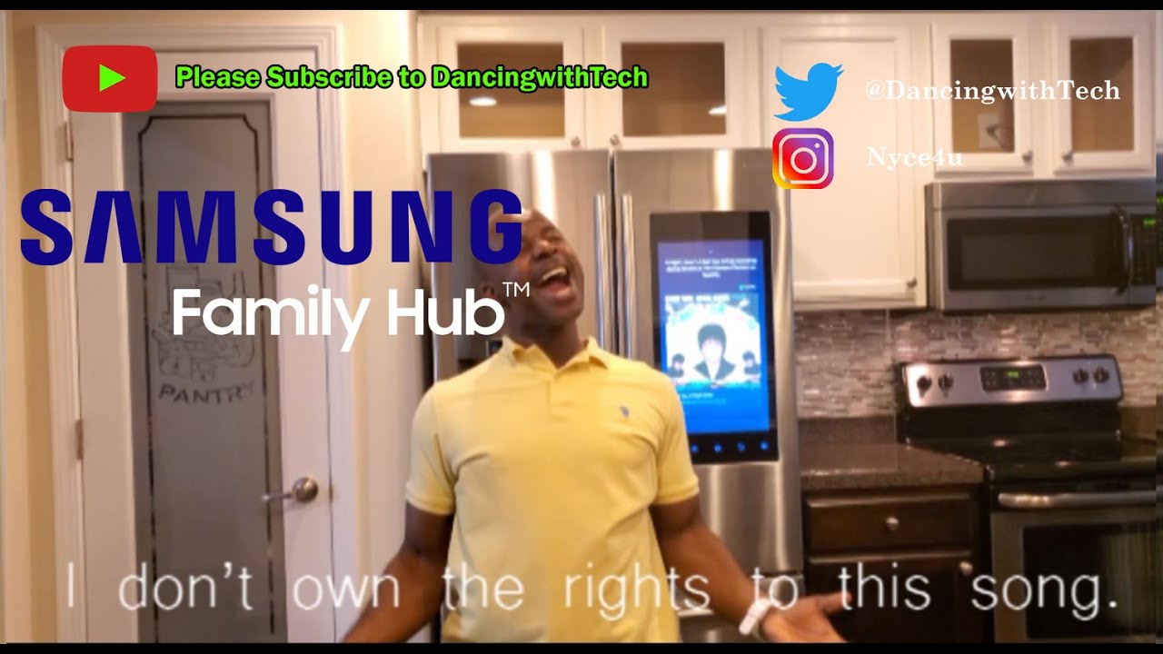 Samsung Family Hub smart refrigerator for cheaper YouTube