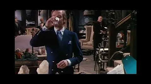 Scene from Sleuth (1972) - Some of Michael Caine's...