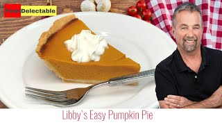 How To Make Libby's Easy Pumpkin Pie / Easy Thanksgiving / Easy Desserts