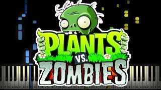 FULL Plants vs. Zombies Soundtracks Medley Piano Tutorial (Sheet Music + midi) screenshot 5