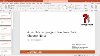 Assembly Language | Lecture 12 | Fundamentals | Part 1 Assembly Language Programming Lecture 12