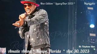 #NewEdition - 40th yr Anniversary #LegacyTour 23' Amalie Arena, Tampa FL  4/30/23 2ndRowShenaningans