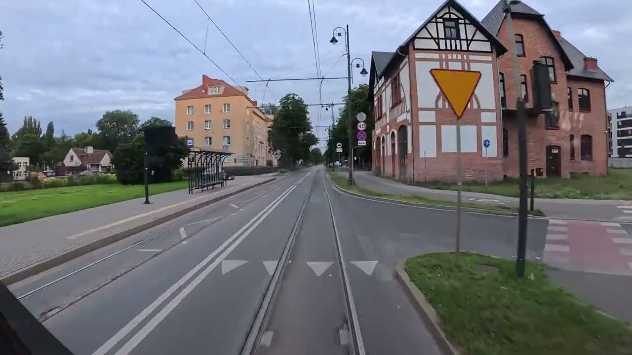 Bydgoszcz linia nr 6 Bielawy - Łęgnowo trasa zmieniona (Lato 08.VII.2024)