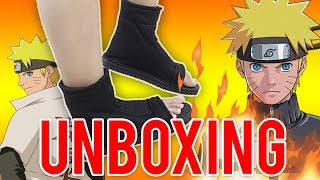 UNBOXING | Los zapatos shinobi de NARUTO UZUMAKI | Dash Aniston - YouTube