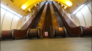 Původní eskalátory pražského metra