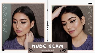 Classic Nude Glam | Glowy/Dewy Skin | Soft Glam | Drugstore Makeup Tutorial | Arpita Ghoshal screenshot 3