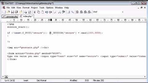 Beginner PHP Tutorial   167   Creating Captcha Image Security Part 4   YouTube