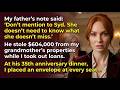 My Parents Told Everyone I Refused My Inheritance — Grandma's Notarized Letter Disagreed…