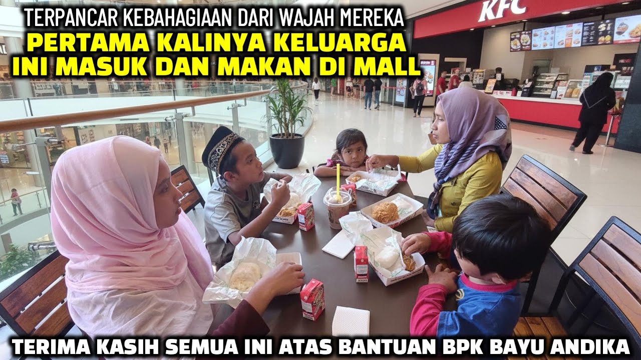 НЕВЕРОЯТНО, КАК СЕМЬЯ МИССИС ЛИНЫ ВПЕРВЫЕ ПОПАЛА В ТОРГОВЫЙ ЦЕНТР. СПАСИБО, Г-Н БАЮ АНДИКА!