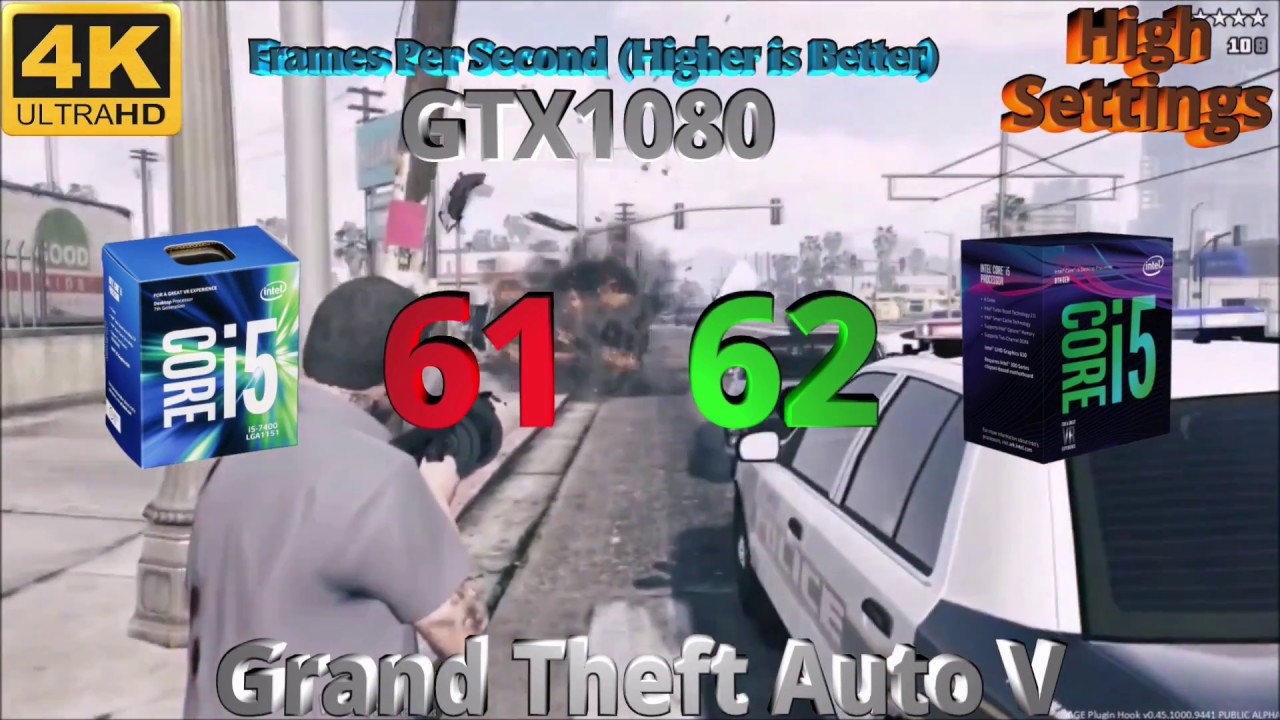 Core I5 7400 Vs Core I5 8400 Kaby Lake Vs Coffee Lake Youtube