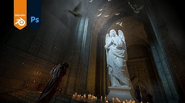 Create Dramatic Digital Artwork using Blender and Photoshop - TIMELAPSE