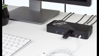 The Plugable USB-C Docking Station with HDMI and 60W charging (UD-CA1A)