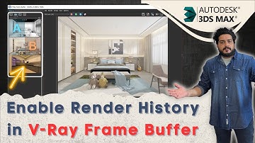 Enable Render History in V-Ray Frame Buffer in 3ds Max @DeepakVerma_cad