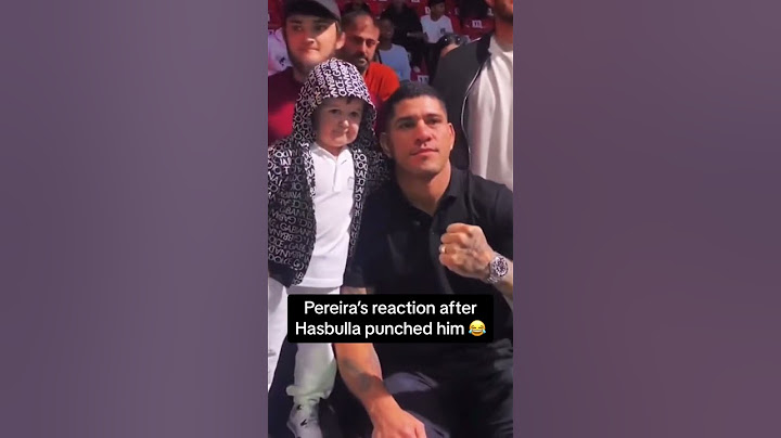 Alex Pereira didn’t see that coming from Hasbulla 😅 (via alexpoatanpereira/IG) #shorts