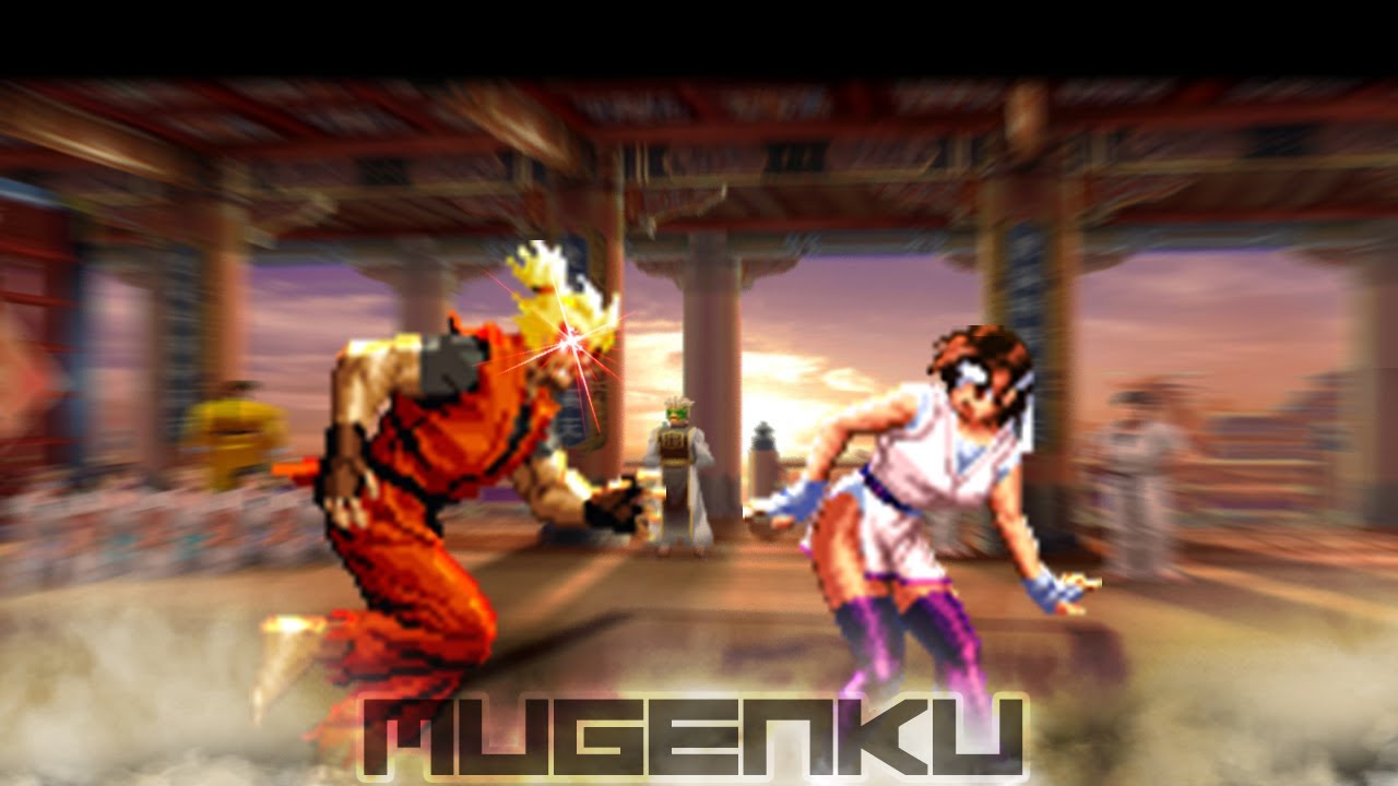 Dragon Ken vs Yuri Sakazaki SV. Capcom vs SNK Street Fighter MUGEN