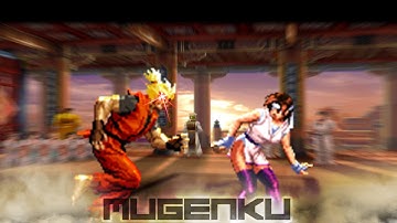 Dragon Ken vs Yuri Sakazaki SV. Capcom vs SNK Street Fighter MUGEN Multiverse