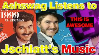 Ashswag Vibes To Jschlatt's SONG And CHRISTMAS ALBUM! QSMP 2