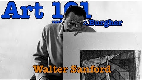 Walter Sanford | Art 101 | 😐 🍔 🎨 | #art101 #charlessimonds #chicagoartist