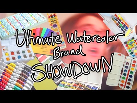 Ultimate Watercolor Brand Showdown - YouTube