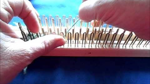 how do I use my regular 2 way loom  1 e wrap cast on