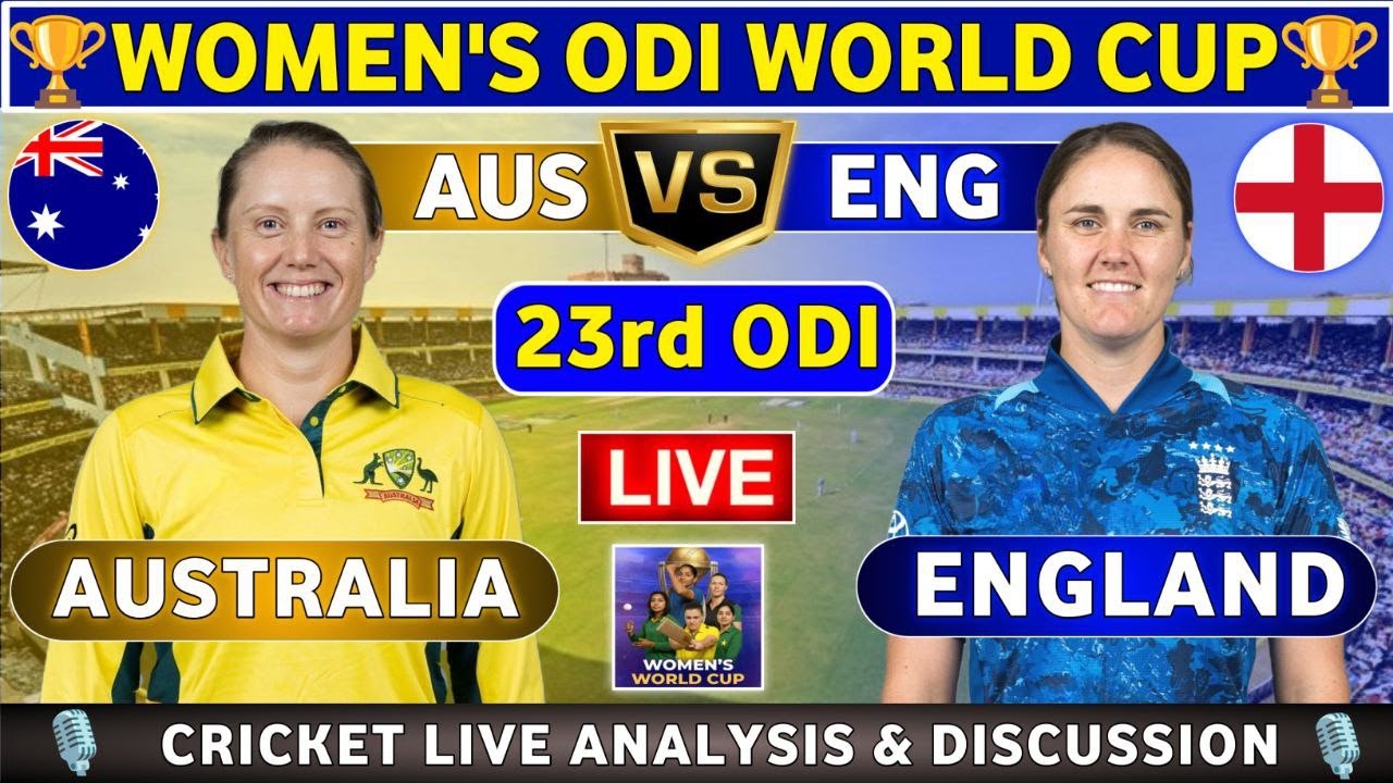 Australia Women Vs England 23rd ODI Live Score Commentary ENGW AUSW Match