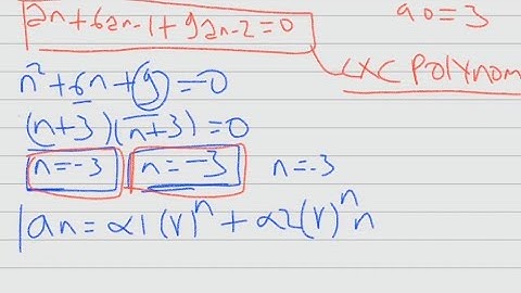 homogeneous recurrence relation in Amharic discrete mathematics