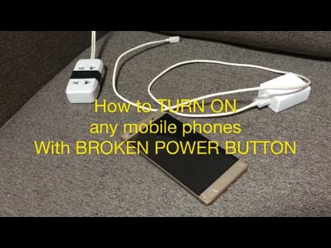 Video: How To Turn On The Phone Without A Button