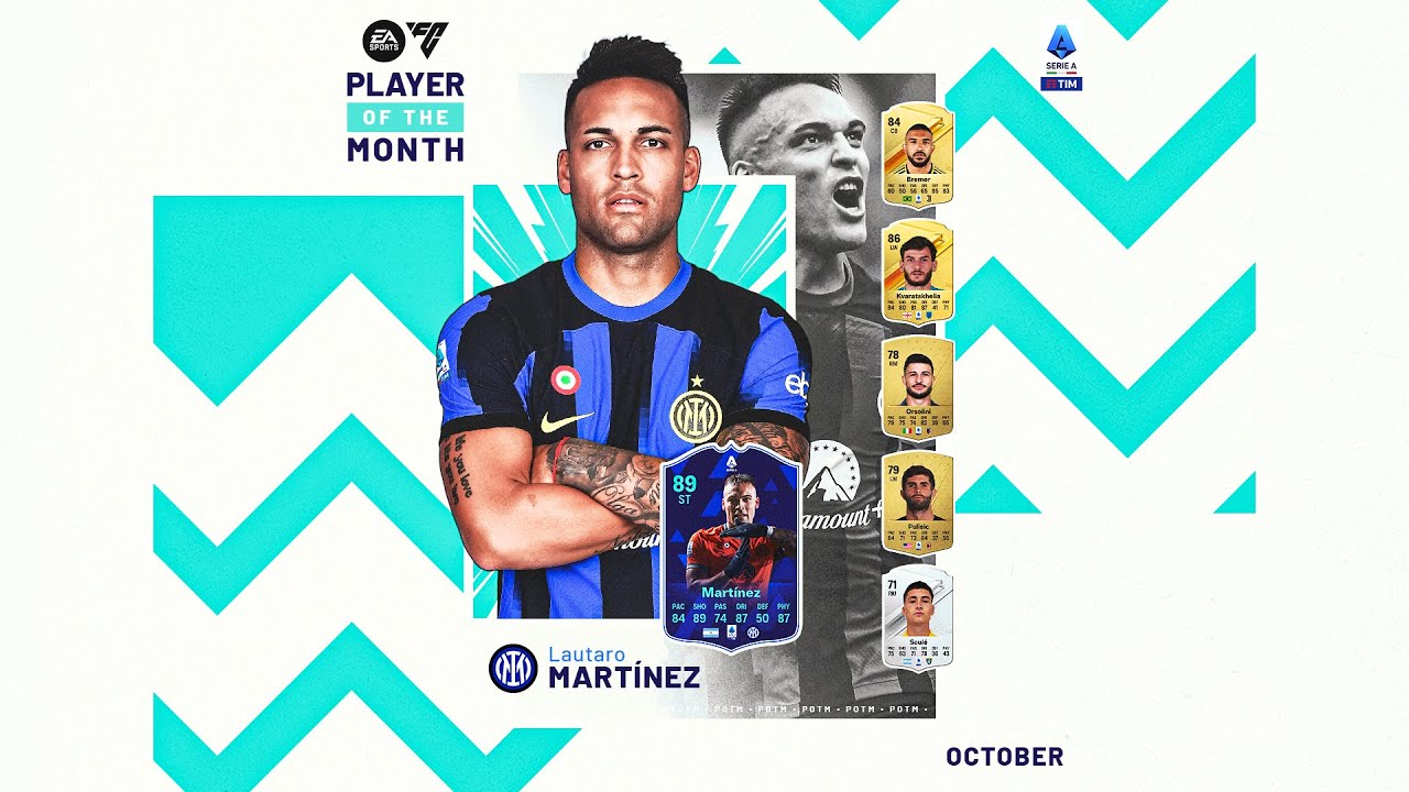 Lautaro Martinez | Player of the Month: October 2023 | Serie A 2023/24