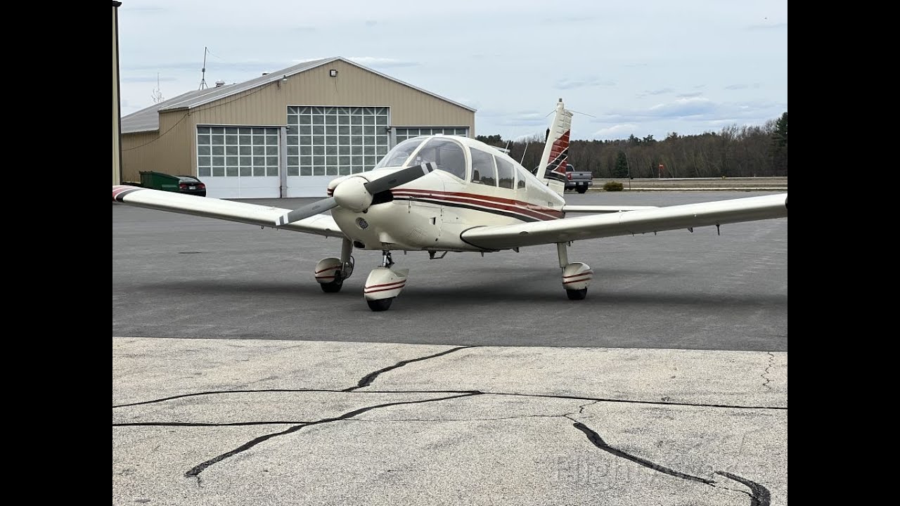 First Solo in my Cherokee 180 Nashua Airport YouTube