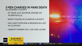 Three men charged in killing of Westmoreland County man