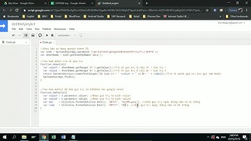 NodeMCU ESP8266 : Hướng dẫn chi tiết cách lưu dữ liệu từ arduino vào google sheet (P1) #02