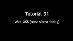 Tutorial 31: Web - XSS (cross site scripting) - Durasi: 19.19. 