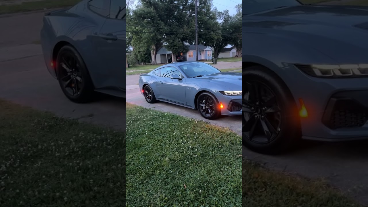 Vapor blue metallic 2024 mustang gt 